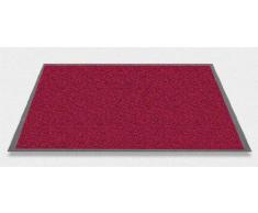 HT Zerbino dingresso di Alta qualità Robusto e Lavabile per Uso Interno ed Esterno 60x80 cm Colore Rosso Prodotto in Europa.