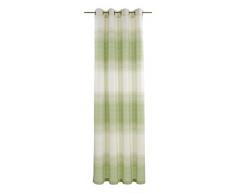 Deko Trends Tenda con Occhielli, Tessuto, Verde