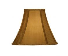 Oaks Lighting, paralume ottagonale di morbida seta color oro, S852/10 GO