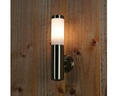 Ranex RA-OUTDOOR13 10.042.72 (RX1010-38R) Applique da Esterno-Acciaio Inox RX 1010-38R, Argento