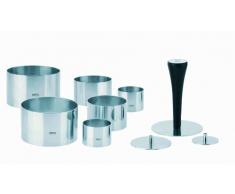 Gefu 12170 P Formidable, Set Professionale di Anelli per Decorazioni, 10 Pezzi