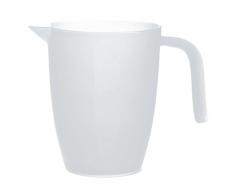 Excelsa Rainbow Caraffa Graduata, 1 Litro, Bianco
