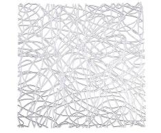 Wenko 2003020100 Tappetino lavello Cross Trasparente, Materiale plastico, Trasparente