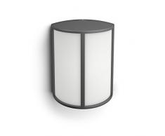 Philips Lighting 164649316 Stock Lampada LED da Parete, Giardino ed Esterni, 6W, Grigio Antracite