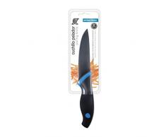 TM Electron - Coltello per Sbucciare Acciaio Inox Coltello spelucchino 3x3x21 cm Blu