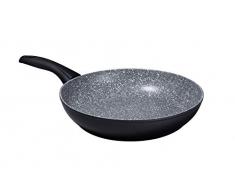 Aeternum, Black Pearl, Padella Antiaderente, Adatta a Induzione, Diametro 18 cm, Alluminio, Nera