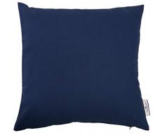 Tom Tailor 580312 Dove - Fodera per cuscino, 40x40 cm colore: Blu scuro