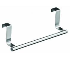 Premier Housewares 509694 Appendiabiti Basculante sopra Porta, Acciaio Inox, 23 cm