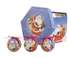Galileo Casa Classic Set 14 Palle Decorazioni di Natale, Plastica, Multicolore, 7.5x7.5x7.5 cm