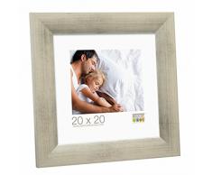 Deknudt Frames S53GD7-60.0X90.0 - Cornice portafoto in Legno, 60 x 90 cm, Colore Argento