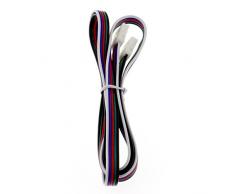 RGBW connettore (10Â mm) con 100Â cm cavo per 10Â mm connettore Striscia LED RGB + W; clip; RGBW prolunga