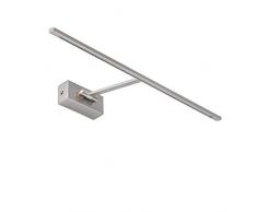 Faro 61068 - MONET LED Lampada da quadro di nichel opaco, alluminio