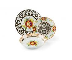 Excelsa Modica Servizio Piatti 18 Pezzi, Porcellana