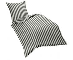 Fleuresse Riva 143308Â FB. 7Â Biancheria da Letto in Tessuto fine, 155Â cm, x 220Â cm, Grigio