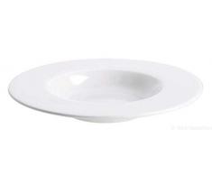 ASA 1955013 à Table Piatto con Bandiera, in Porcellana, Porcellana, Bianco, 25 x 25 x 5 cm