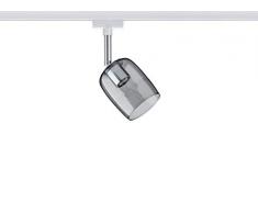 Paulmann 953.44 faretto Rail lighting spot Grigio, Trasparente, Bianco G9 10 W A++