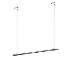 Rayen 2082 Bastone Appendiabiti, Plastica, Grigio