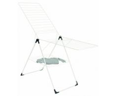 Brabantia T-Model Stendibiancheria con Ali Regolabili, 20 m, Bianco, metallo