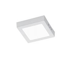 Trio Leuchten Trio 657111201 Zeus Plafoniera LED, 17x17 cm, Bianco