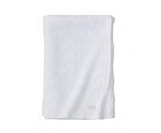 Essix Home Collection Malo Biancheria da Letto Copre Cotone Bianco 261Â x 240Â cm