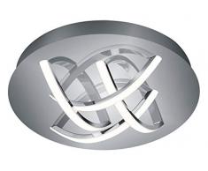 Reality Leuchten Dolly Lampada da soffitto 4 W, Chrom/WeiÃ