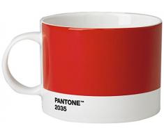 Copenhagen design Pantone Cup, Tea/Coffee Mug, fine China (Ceramic), 475 ml, Red, 2035 C, Porcellana, One Size