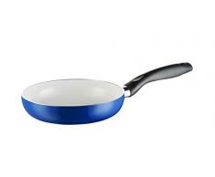 MÃSER Harriot Padella Antiaderente 20 cm, con Rivestimento ILAG Ceramic, Anche per induzione, Blu, Alluminio