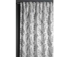 Gardinia Tenda con fettuccia, Grigio, 140 x 245 cm