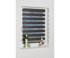 K-home Klemmfix, Tenda a rullo, Fissaggio a Clip Senza Viti, Grigio, 35 x 150 cm