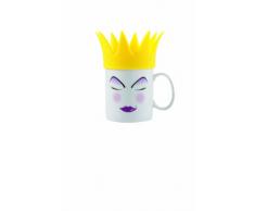 E-My Vicky Mug con Cappello, Porcellana, Silicone, Giallo