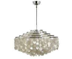 LivingEdition GmbH VerPan 11Dm 11530606001001 - Lampada da soffitto in metallo cromato e madreperla, Ã 70 cm, lunghezza cavo 400 cm