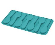 HappyFlex HF05678 Ghiacciocucchiaio Formaghiaccio, Silicone, Blue, 30x17.5x1.2 cm