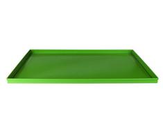 Pentole Agnelli Pasticceria e Pizza Teglia Rettangolare in Lega Microforata, Foro 2 mm Antiaderente, Rivestimento per Panificatori con Bordi Dritti, Alluminio, 60 x 40 x 2 cm