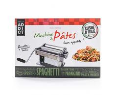Totally Addict KU6088 - Macchina per Pasta, Acciaio inossidabile, Grigio