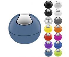 Spirella Ã16 x 14 cm (1 litro), Blu Collezione Bowl, Pattumiera in polistirolo