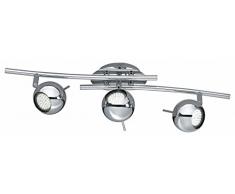 Trio Leuchten Trio 818000306 Bowie Faretto, 25 W, Cromo, 55 cm