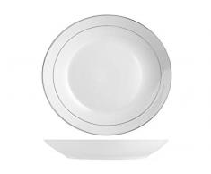 Home Coupe Servizio Tavola 18 Pezzi, Porcellana, Bianco, unitÃ 