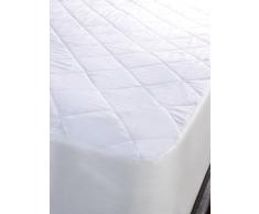 Dreamscene Coprimaterasso Trapuntato, Poliestere-Cotone, Bianco, Super-King