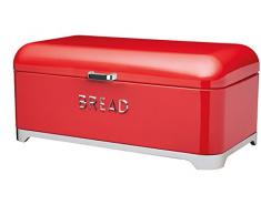 Kitchen Craft Lovello Cestino per Il Pane, 42 x 22 cm (41,91) cm x (16,5 21,59 (8,5 cm), Colore: Rosso