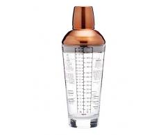 BAR CRAFT Shaker per Cocktail in Vetro, 650 ml