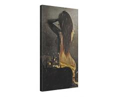 Picanova â Stampa su tela Premium â Stampa artistica su telaio in legno da 2 cm per camera da letto e soggiorno di Galen Valle, Learning To Go Back., 100 x 50 cm