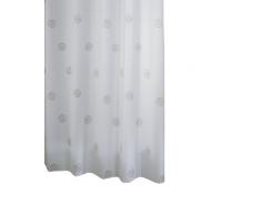 Ridder 414270-350 - Tenda da Doccia Universale in Tessuto, Anelli Inclusi, 240 x 180 cm, Colore: Grigio