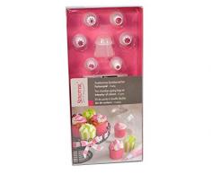 Städter, Set per pasticciere, con 6 sac à Poche e 6 beccucci