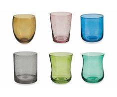 Villa d’Este Home Tivoli Cromia Mix Set Bicchieri Acqua,, 6 unità