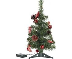 Star 601Â âÂ 04, Albero di Natale LEDdecorage, circa 45Â cm, Plastica, Rosso, 2.4Â x 2.4Â x 4.5Â cm