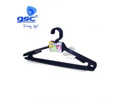 GSC Evolution Set di 5 grucce in plastica, Nero, 42 x 15 x 10 cm