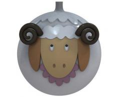 Alessi AMJ13 12 Pecorella - Pallina per albero di Natale a forma di montone - set da 4