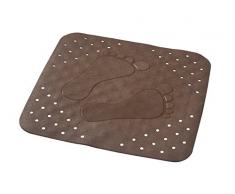 Ridder 672680-350 - Tappetino doccia con piedi 54 x 54 cm, colore: Marrone