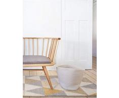 benuta - Tappeto Pastel Geomet, per Salotto e Camera da Letto, Fibra Sintetica, Gelb, 80 x 150 cm