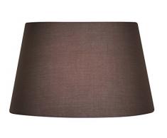 Oaks Lightning - Paralume in cotone, 20cm, colore: Beige fungo marrone